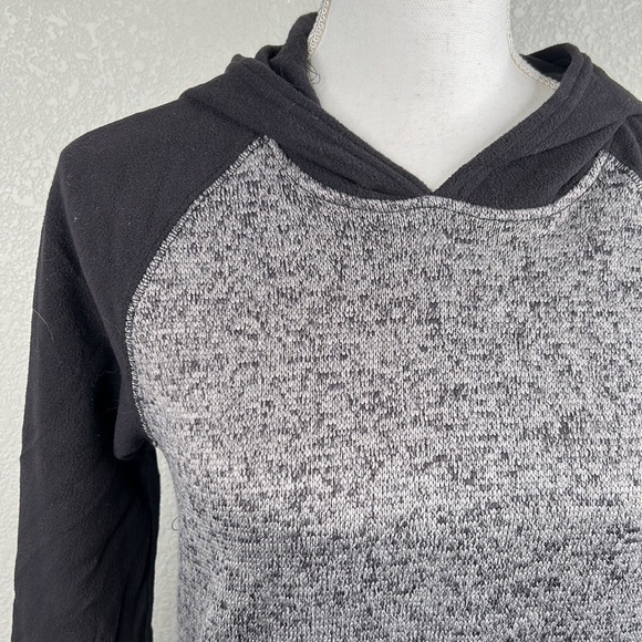 Arizona Black & Gray Long Sleeve Hoodie Sweatshirt Front Pocket Size Large New! - Picture 2 of 6